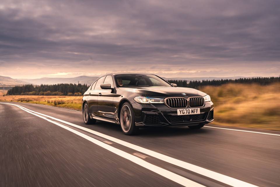 Reviewing the BMW 5 Series.